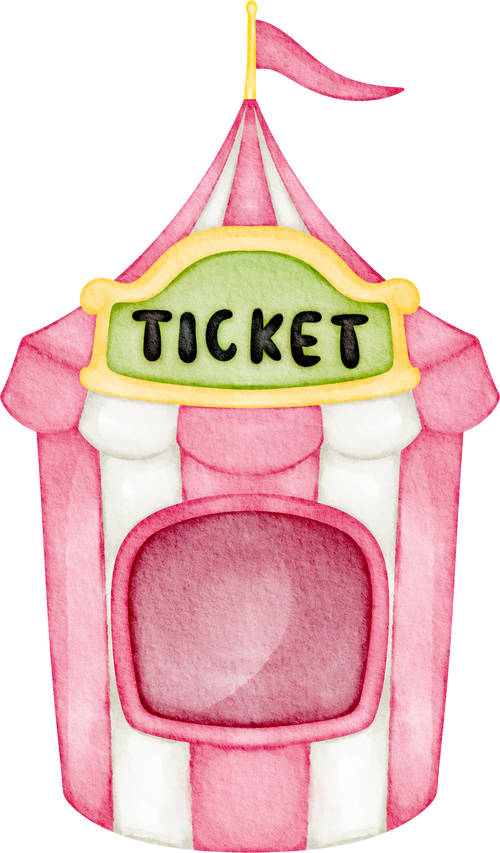 watercolor ticket shop